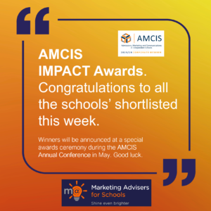 AMCIS Impact Awards - the shortlist 2024