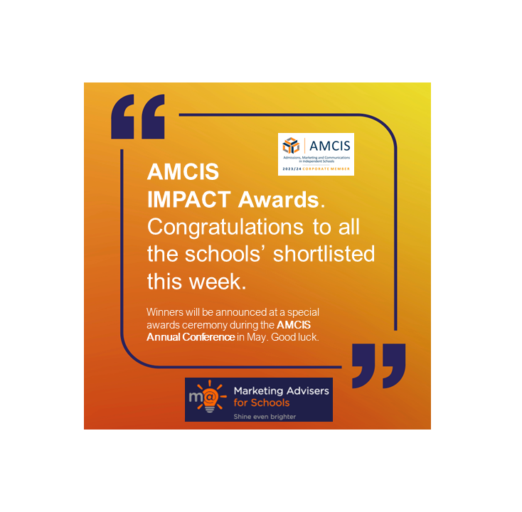 AMCIS Impact Awards - the shortlist 2024