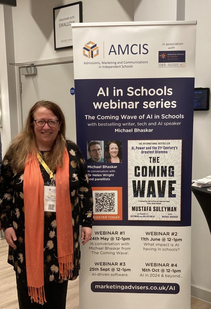Dr Helen Wright - The Coming wave, AI in Schools webinar series - launched at AMCIS 2024
