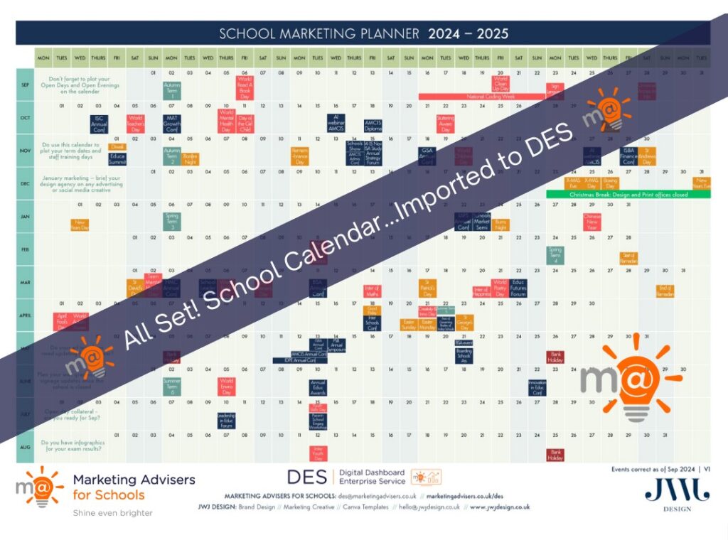 MA Content Calendar 2024/25