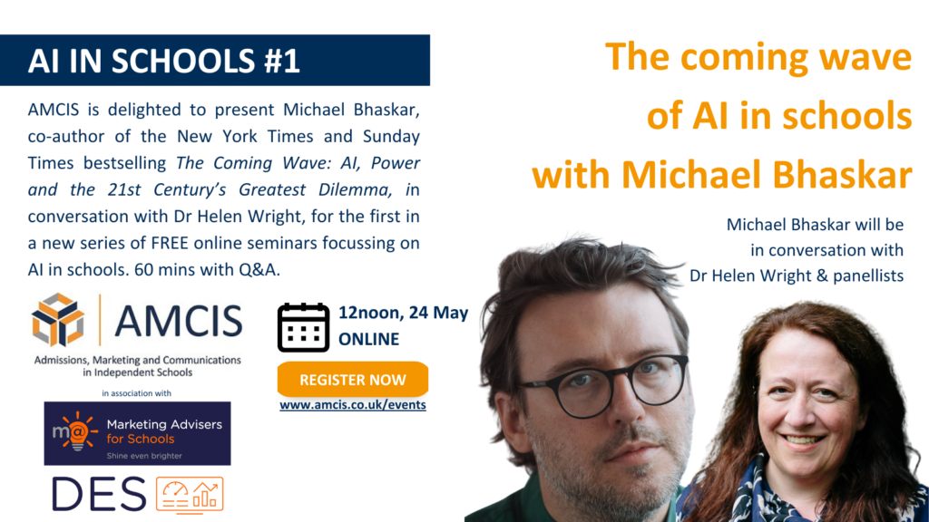 AI in Schools Series with AMCIS & MA for Schools & DES #1