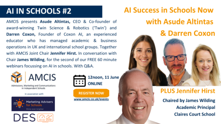 AI in Schools Series with AMCIS & MA for Schools & DES #2