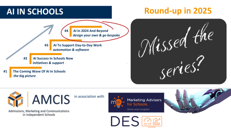AI in Schools Series with AMCIS & MA for Schools & DES - Roundup