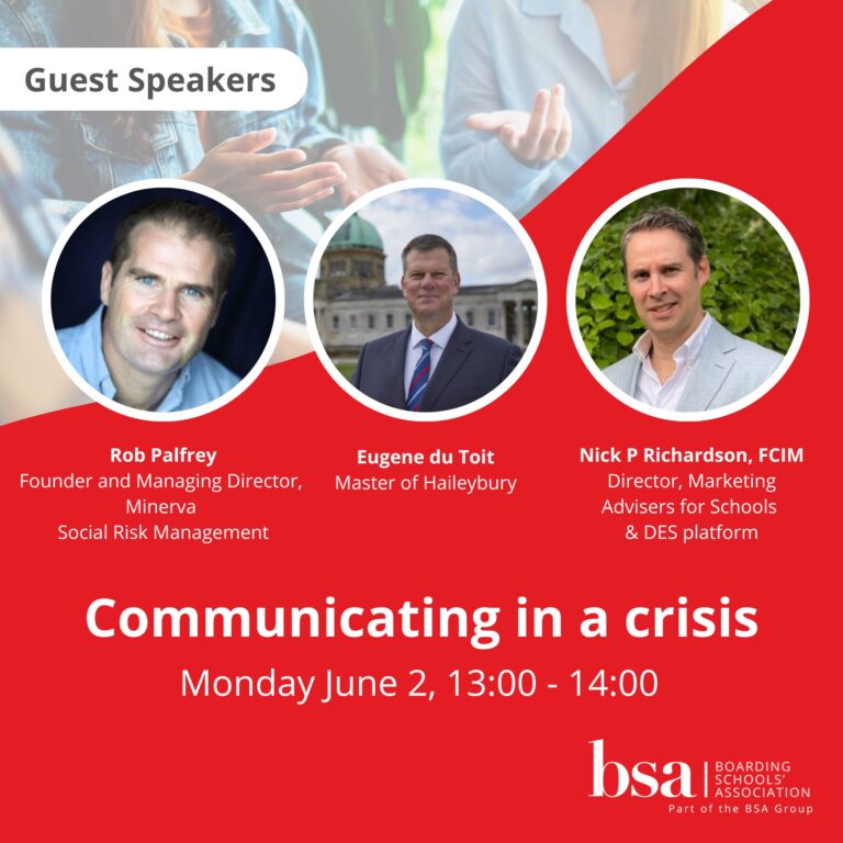 Communicating in a crisis speakers