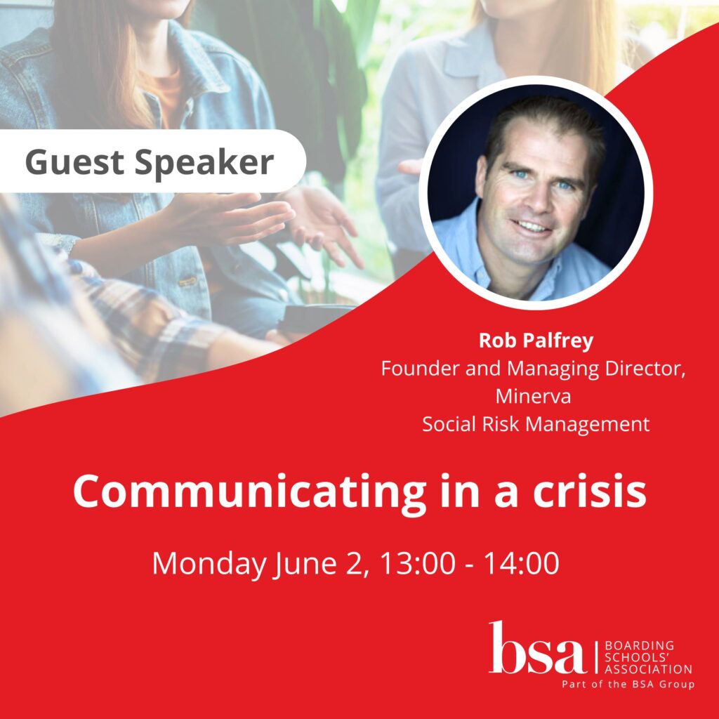 Minerva SRM- Rob Palfrey - Communicating in a Crisis with BSA