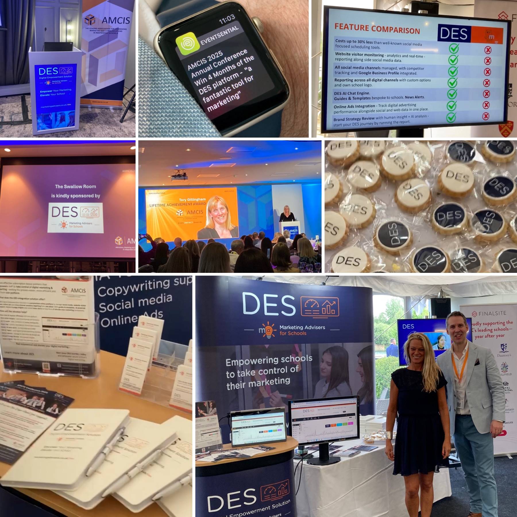 AMCIS Conference - DES by Marketing Advisers for Schools sponsor