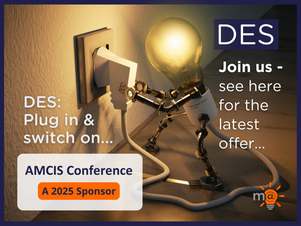 AMCIS Conference - DES - Marketing Advisers for Schools - Register now.
