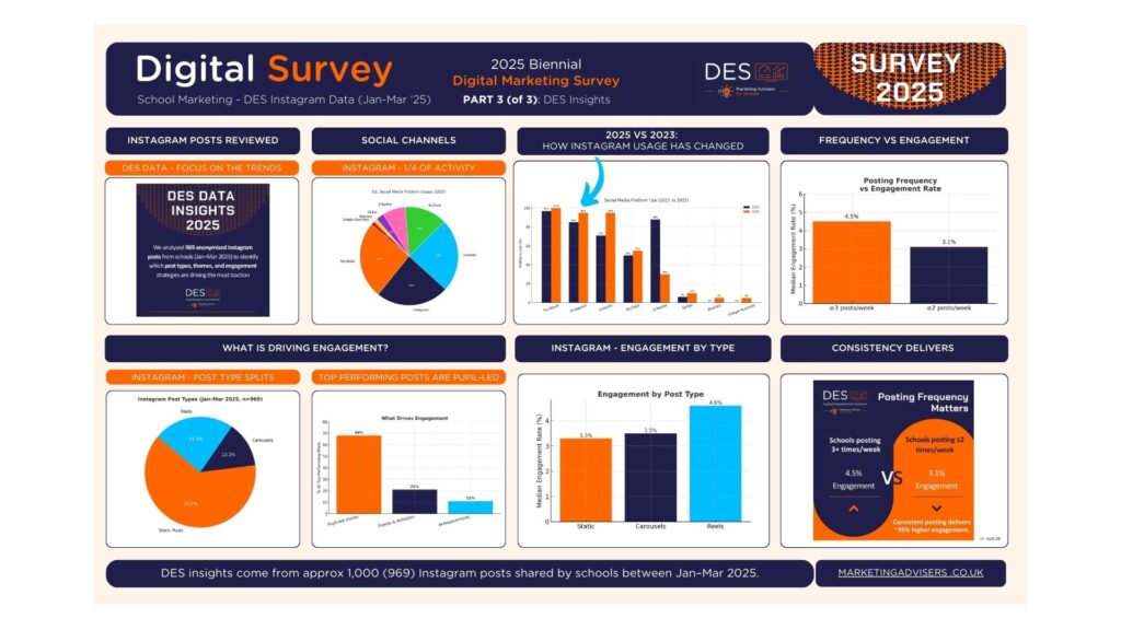Infographic digital marketing survey 2025 part 3 - DES data