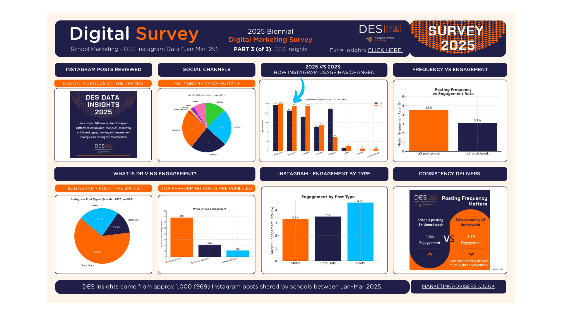 Infographic digital marketing survey 2025 part 3