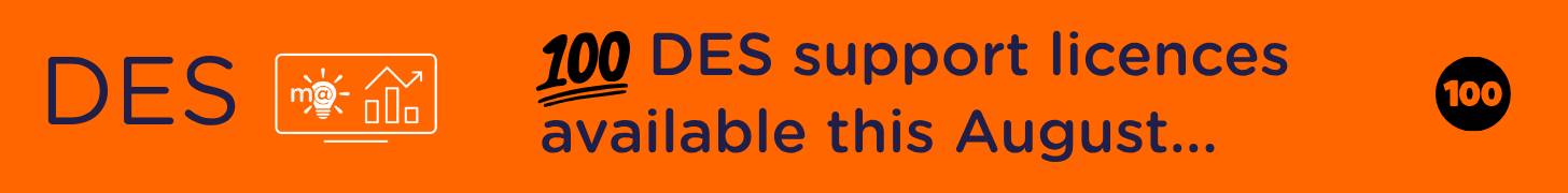 DES Support this Summer